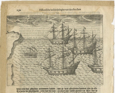 Dutch Voyages to Madagascar, Early Exploration Scene, Pontanus 1611, close-up 5
