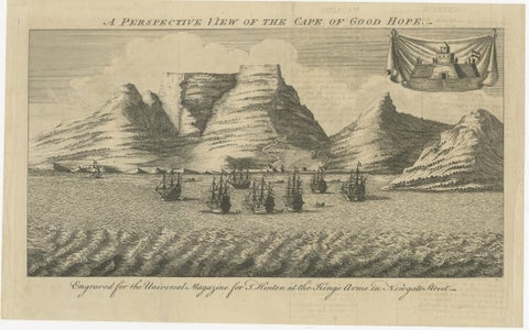 The Cape of Good Hope, VOC Anchorage and Table Mountain, c.1750, view 2