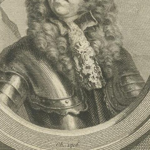 Naval Commanders of Zeeland, Gelein & Kornelis Evertsen, Adriaan Bankert, c1750, close-up 2