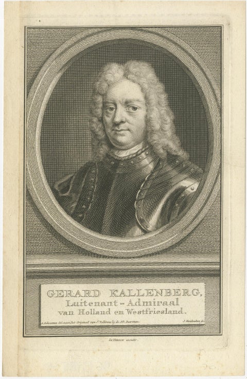 Set of Three Dutch Naval Portraits, Van der Hulst, Kallenberg & Sweers, c.1700, view 3