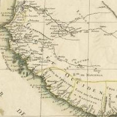 Antique Map of the West Coast of Africa, 1771, close-up 1