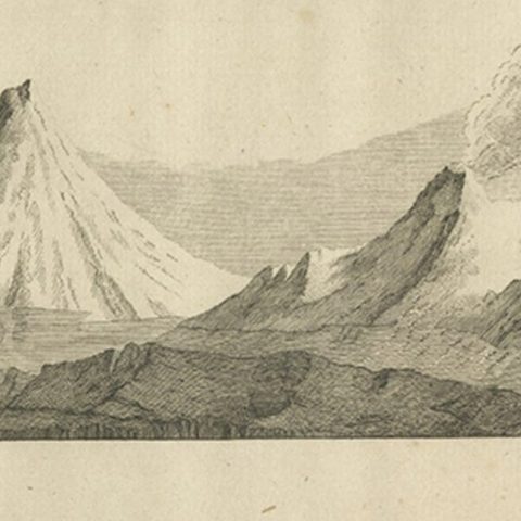 Antique Print with Coastal Views of Kamchatka in Russia by Cook, 1803, close-up 3