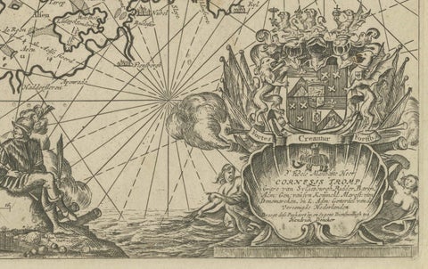 Nautical Chart of Skagerrak and Øresund by Johannes van Keulen, 1680, close-up 4