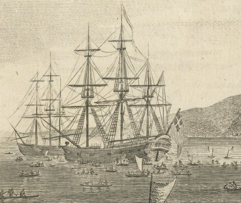 Final Voyage: The Death of Captain Cook at Kealakekua Bay, Hawaii, 1779, close-up 1