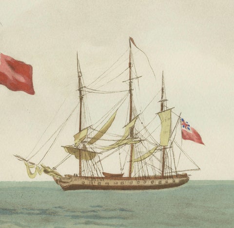 Britannia's Pride at Sea: Return from the Anchorage, circa 1920, close-up 2