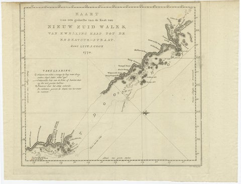 Original Copper Engraving of the Northeast Coast of Australia, 1803, view 2