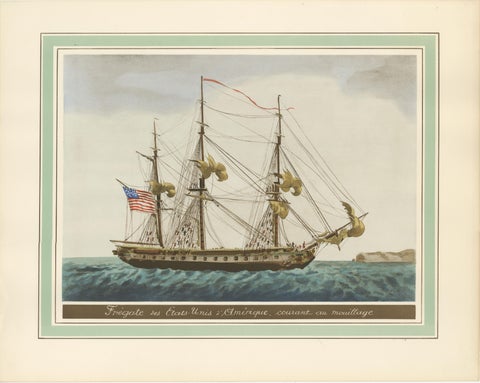 Approaching Safe Harbor: The American Frigate's Return, circa 1920, view 2