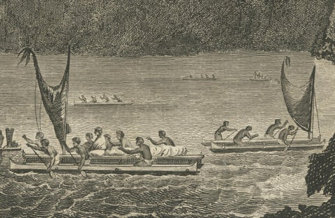 Final Voyage: The Death of Captain Cook at Kealakekua Bay, Hawaii, 1779, close-up 2