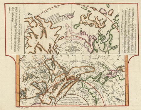 Antique Map of the West Coast of North America & North East Coast of Asia '1772', view 4