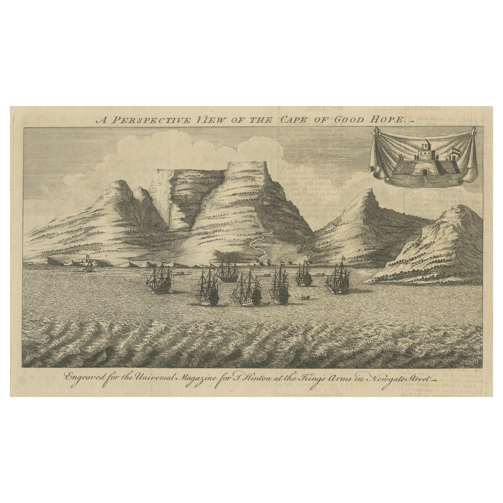 The Cape of Good Hope, VOC Anchorage and Table Mountain, c.1750