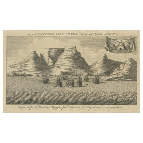 The Cape of Good Hope, VOC Anchorage and Table Mountain, c.1750