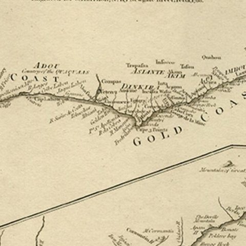 Map of the African Coast, Gulf of Guinea, from Sierra Leone to Gabon, 1788, close-up 3