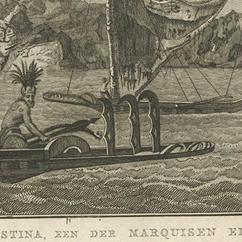 Resolution Bay on St. Christina: A Glimpse of the Marquesas in Cook's Voyages, close-up 1