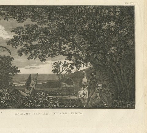 View of Tanna Island: A Glimpse into Vanuatu from Cook's Voyages, 1803, view 4