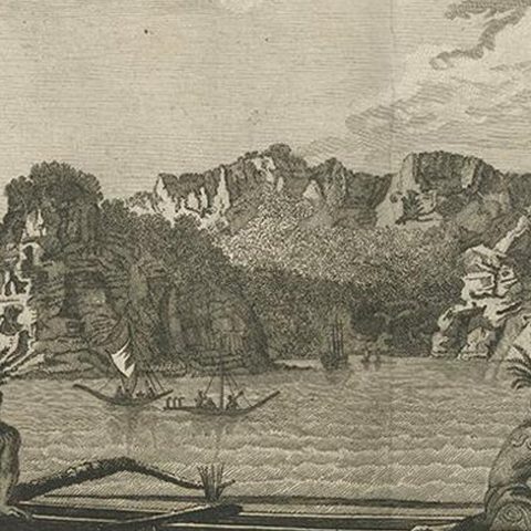 Resolution Bay on St. Christina: A Glimpse of the Marquesas in Cook's Voyages, close-up 2