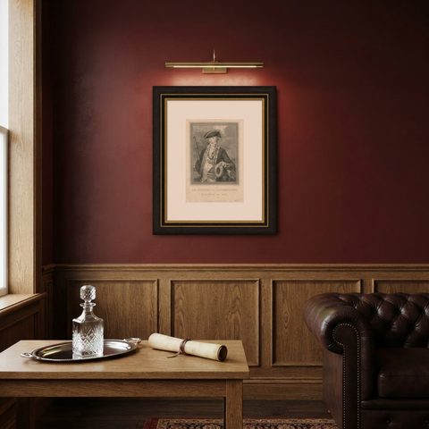 Antique Naval Portrait, Jan Hendrik van Kinsbergen, Dutch Sea Captain, c.1785, shown framed on a wall