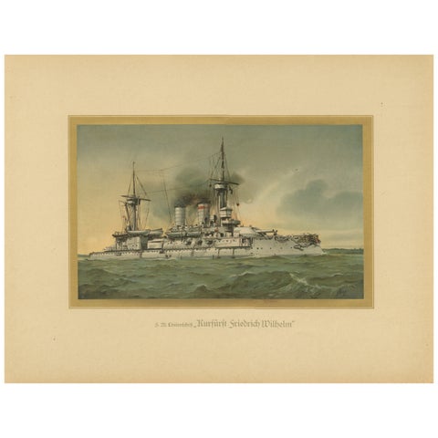 SMS Kurfürst Friedrich Wilhelm: German Pre-Dreadnought Battleship, 1903