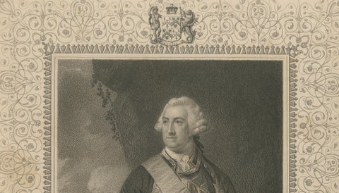Antique Portrait Admiral Lord Hawke, British Naval Hero Engraving c.1850, close-up 6