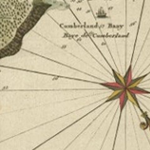 Juan Fernandez Island Map, Antique Chilean Chart circa 1750, close-up 2